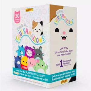 Panini Squishmallows Plush Trading Card Blaster Box Series 1 New Factory Sealed